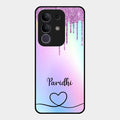 MultiColor Glitter Glass Case For Vivo T4X 5G