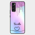 MultiColor Glitter Glass Case For Vivo V20 Se