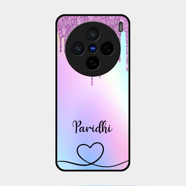 MultiColor Glitter Glass Case For Vivo X200 5G