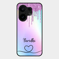 MultiColor Glitter Glass Case For Vivo X200 Fe 5G