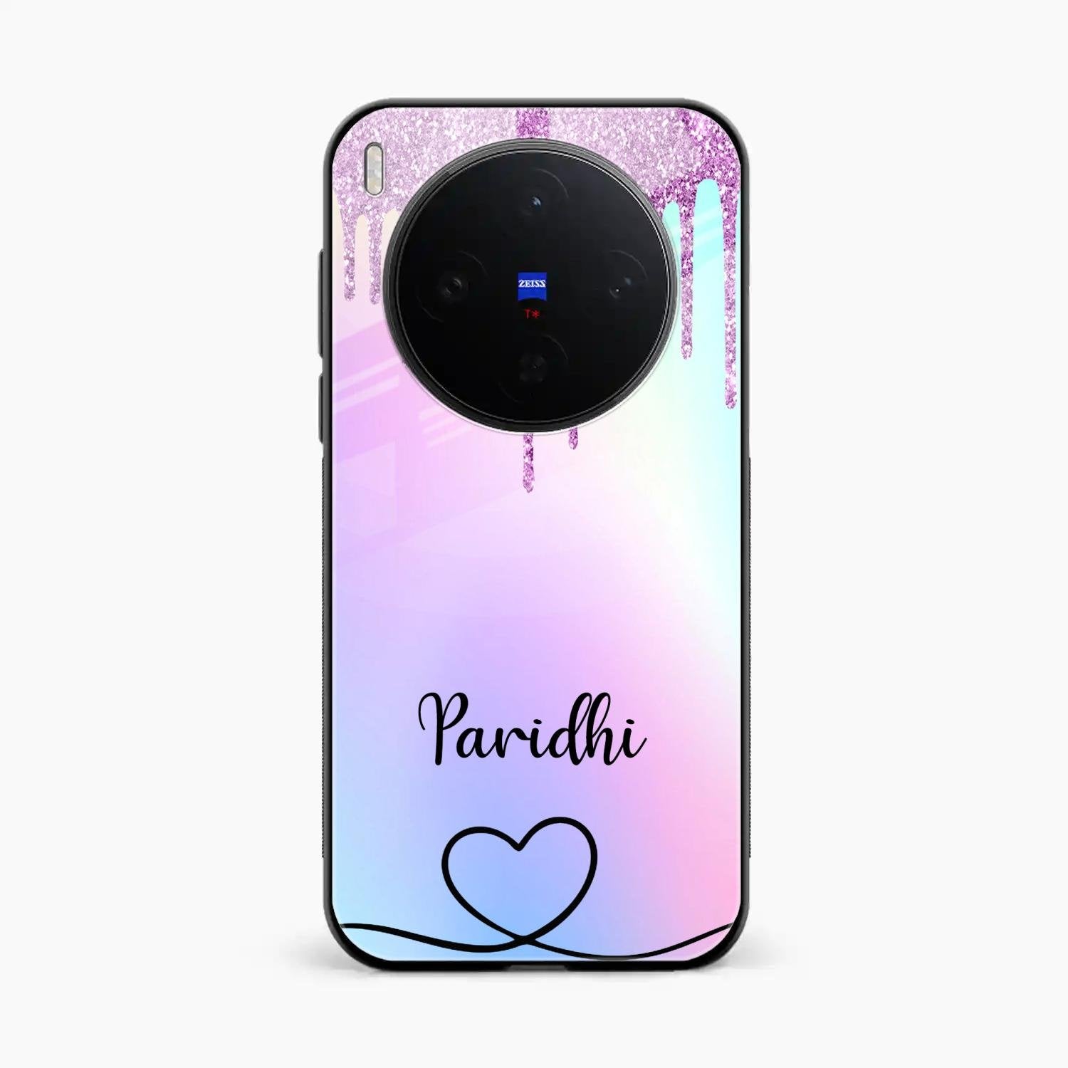 MultiColor Glitter Glass Case For Vivo X300 5G