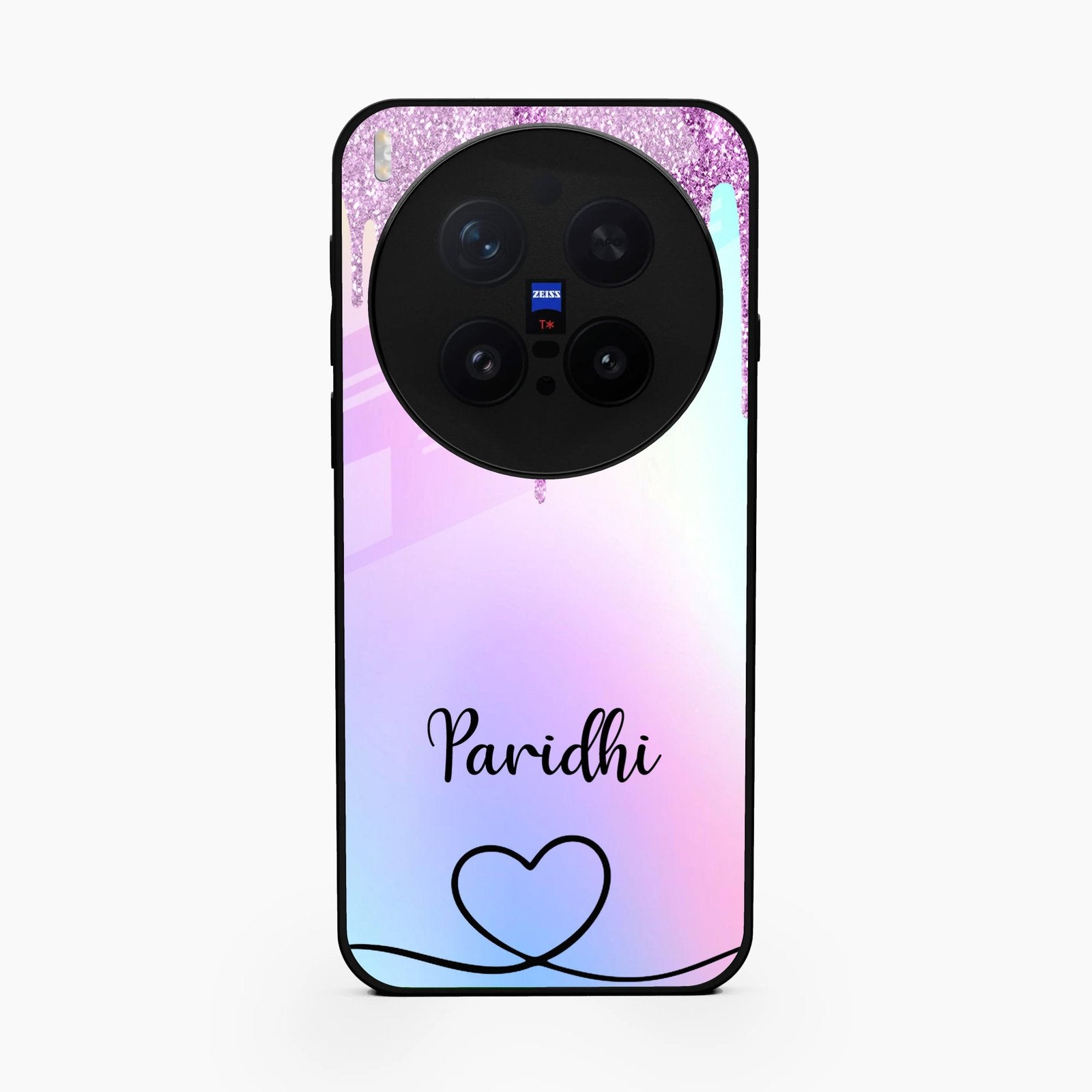 MultiColor Glitter Glass Case For Vivo X300 Pro 5G