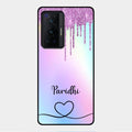 MultiColor Glitter Glass Case For Vivo X70 Pro 5G