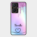 MultiColor Glitter Glass Case For Vivo Y27