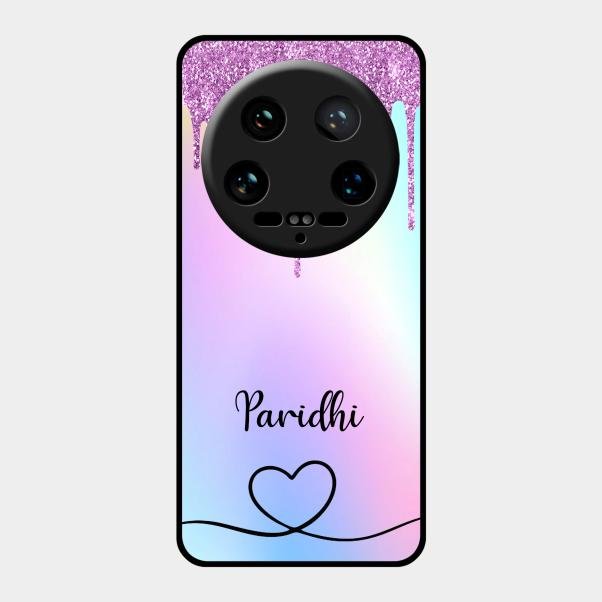 MultiColor Glitter Glass Case For Xiaomi 14 Ultra