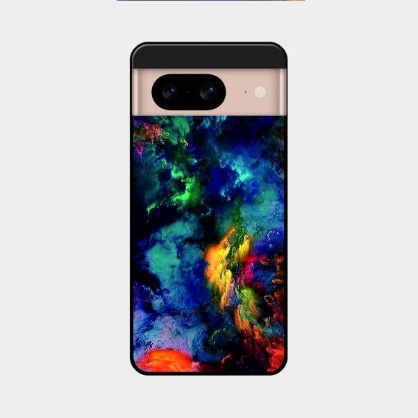 Multicolor Glossy Metal Case Cover For Google Pixel 8 5G