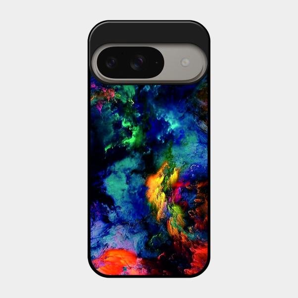 Multicolor Glossy Metal Case Cover For Google Pixel 9 5G