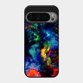 Multicolor Glossy Metal Case Cover For Google Pixel 9 Pro 5G