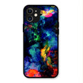 Multicolor Glossy Metal Case Cover For iPhone 12