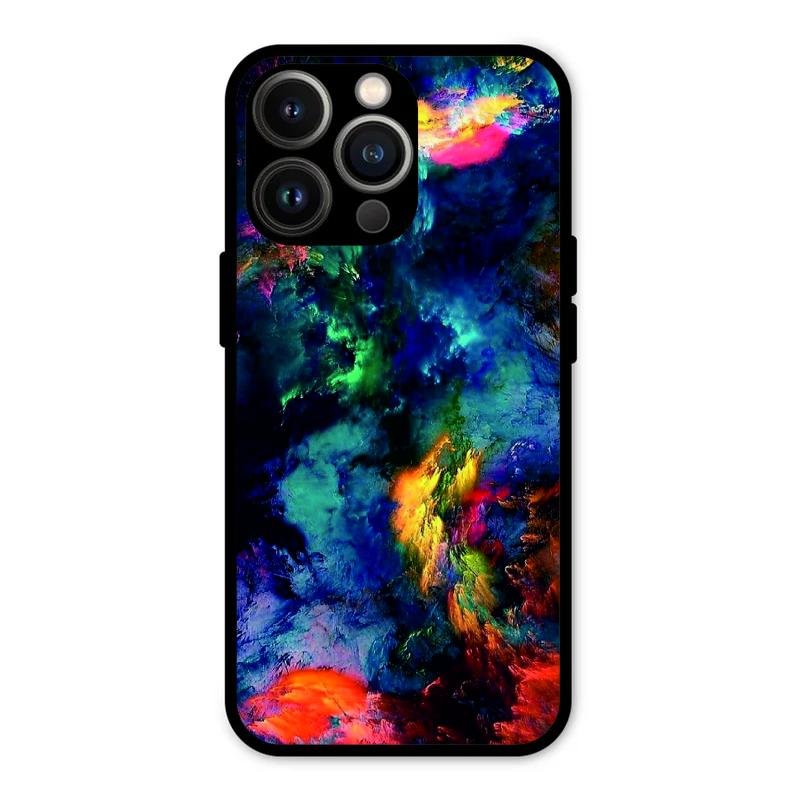 Multicolor Glossy Metal Case Cover For iPhone 13 Pro Max