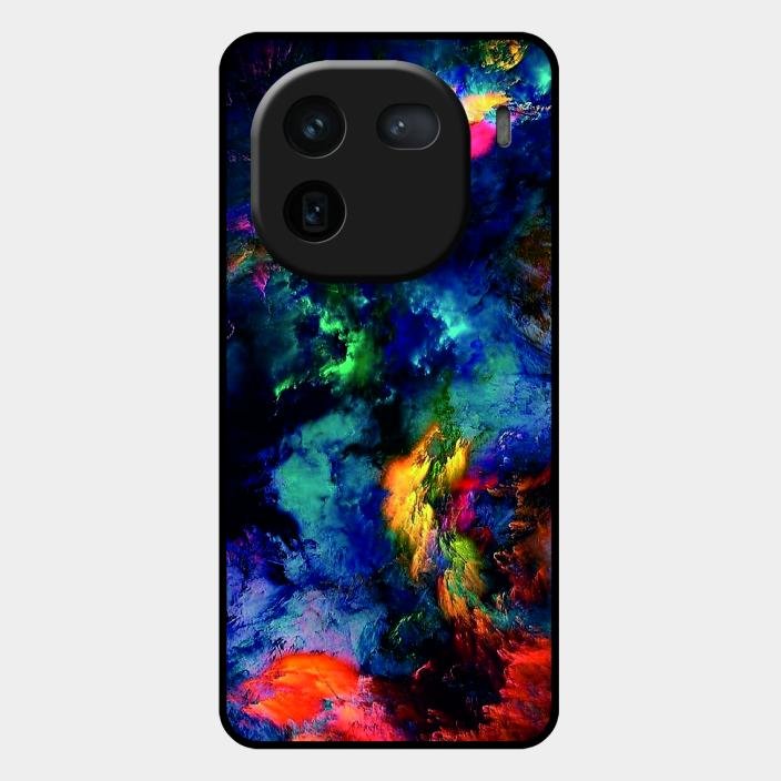 Multicolor Glossy Metal Case Cover For Iqoo 12 5G