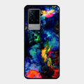 Multicolor Glossy Metal Case Cover For Iqoo 9 5G