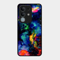 Multicolor Glossy Metal Case Cover For iQOO Z10x 5G
