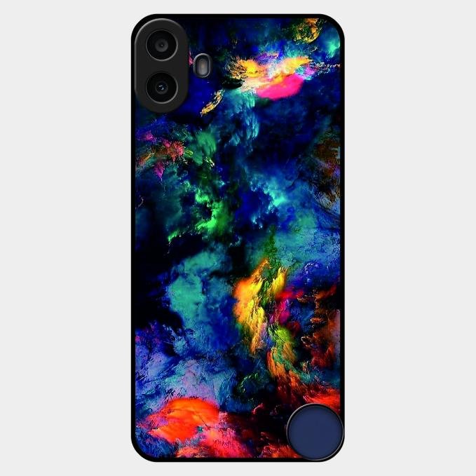 Multicolor Glossy Metal Case Cover For Nothing Cmf Phone 1