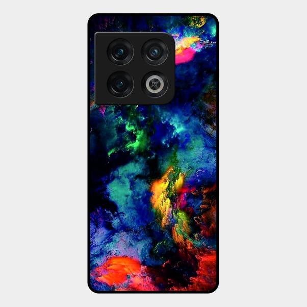 Multicolor Glossy Metal Case Cover For Oneplus 10 Pro 5G
