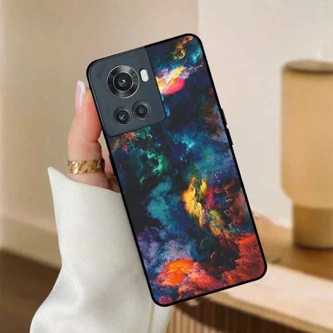 Multicolor Glossy Metal Case Cover For OnePlus - ShopOnCliQ