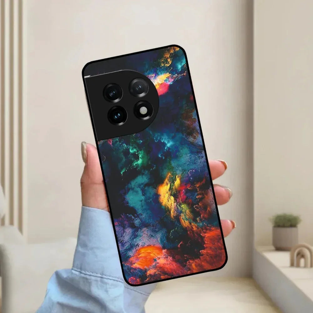 Multicolor Glossy Metal Case Cover For OnePlus - ShopOnCliQ