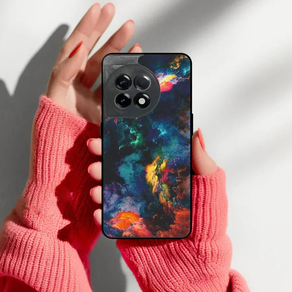 Multicolor Glossy Metal Case Cover For OnePlus - ShopOnCliQ