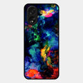 Multicolor Glossy Metal Case Cover For Oppo A38