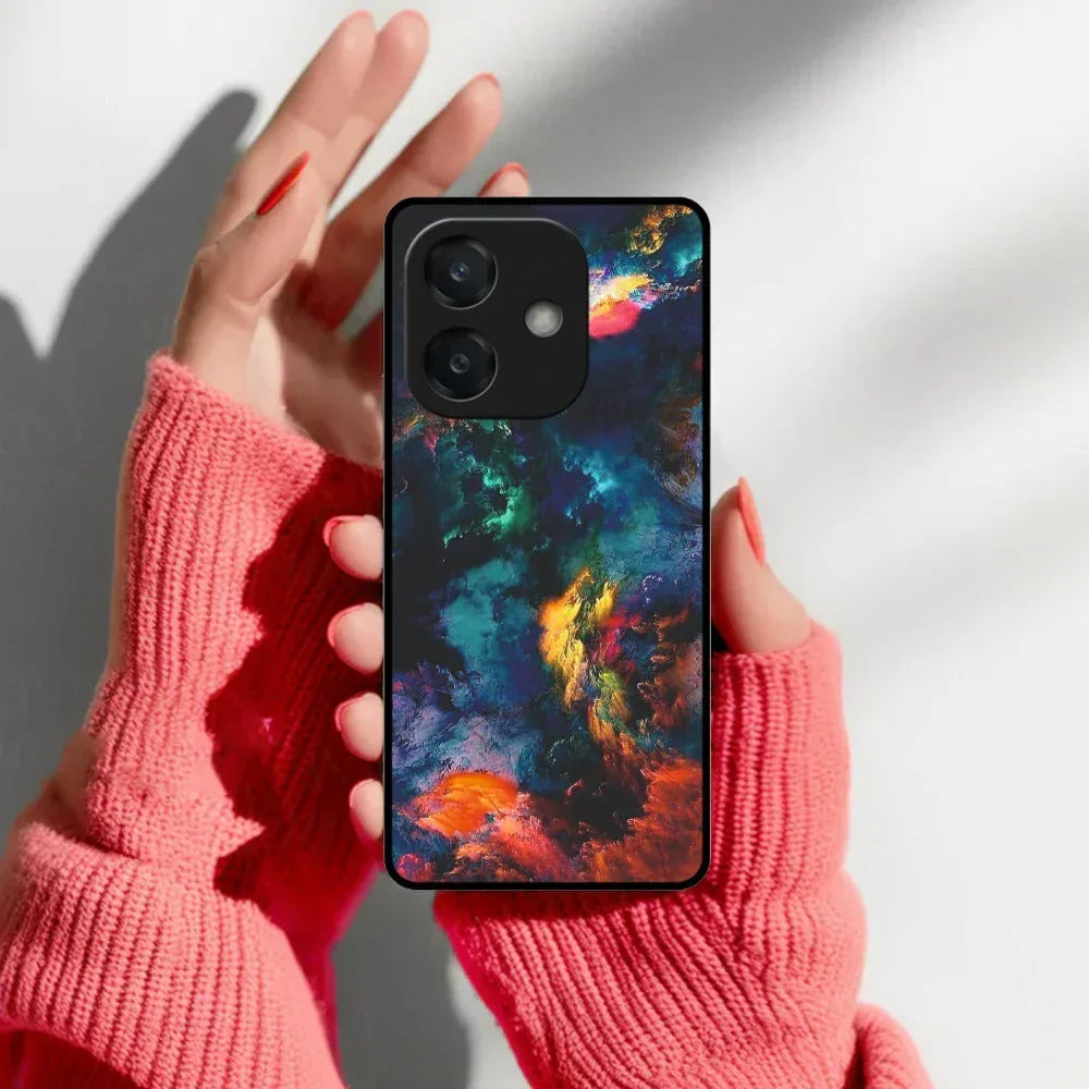 Multicolor Glossy Metal Case Cover For Oppo - ShopOnCliQ