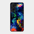 Multicolor Glossy Metal Case Cover For Oppo A5X 5G