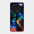 Multicolor Glossy Metal Case Cover For Oppo F27 5G