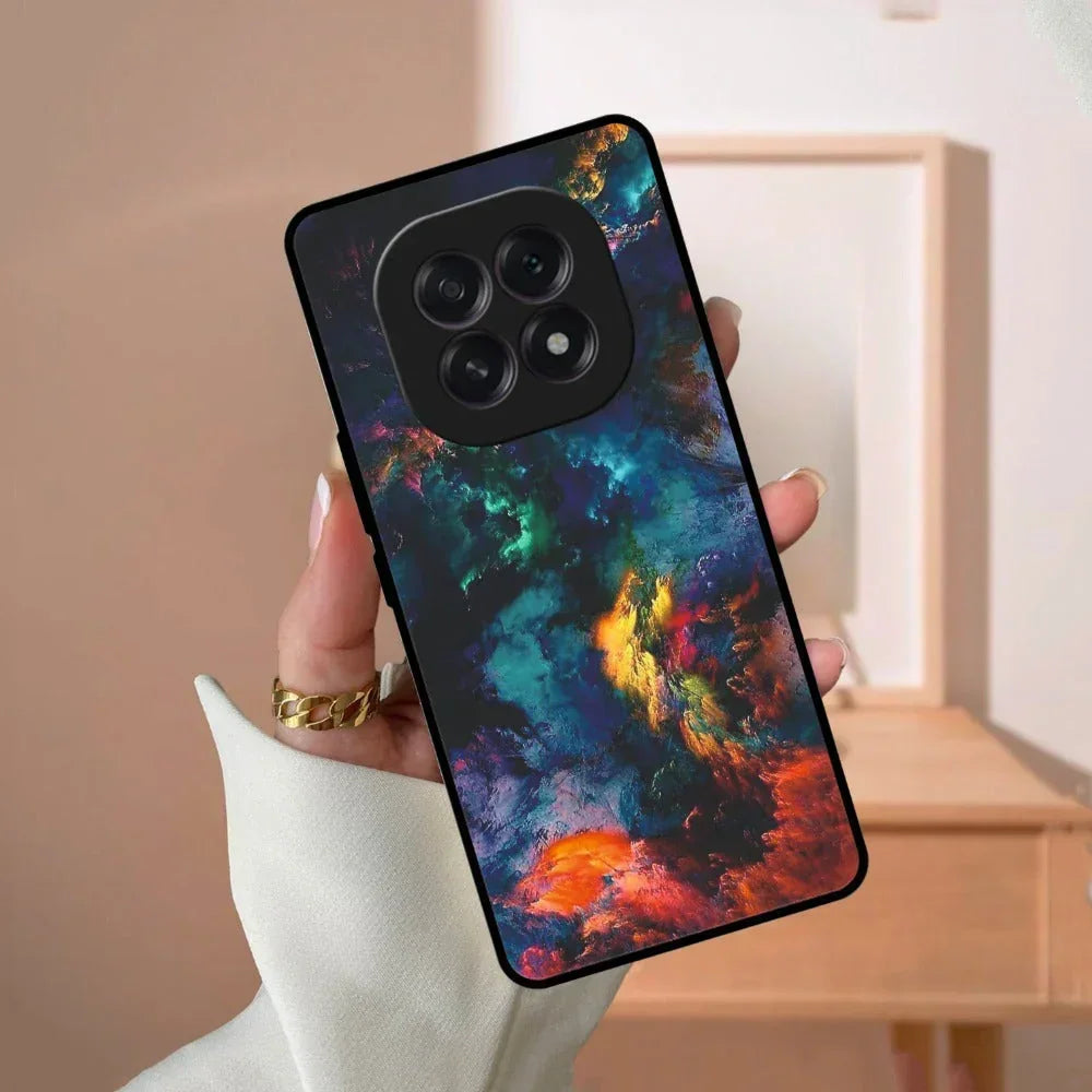 Multicolor Glossy Metal Case Cover For Oppo - ShopOnCliQ
