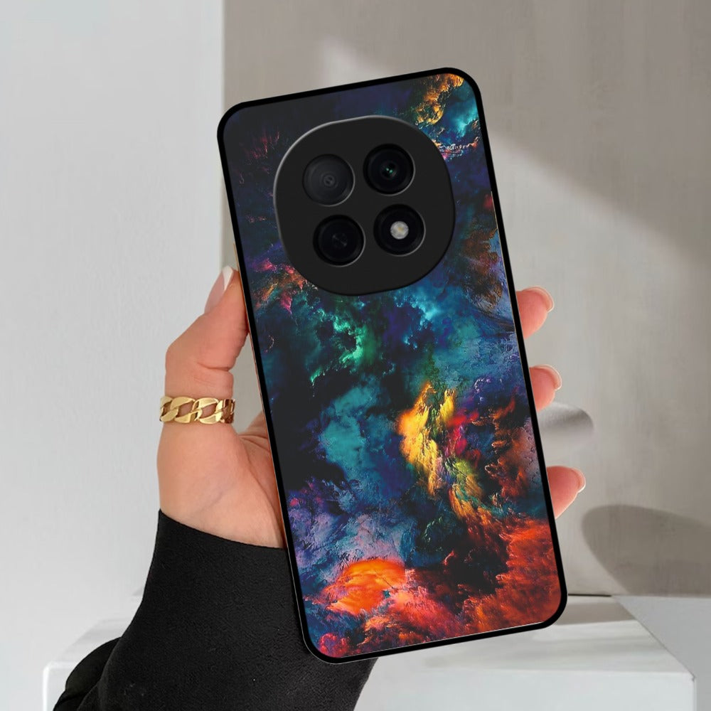 Multicolor Glossy Metal Case Cover For Oppo