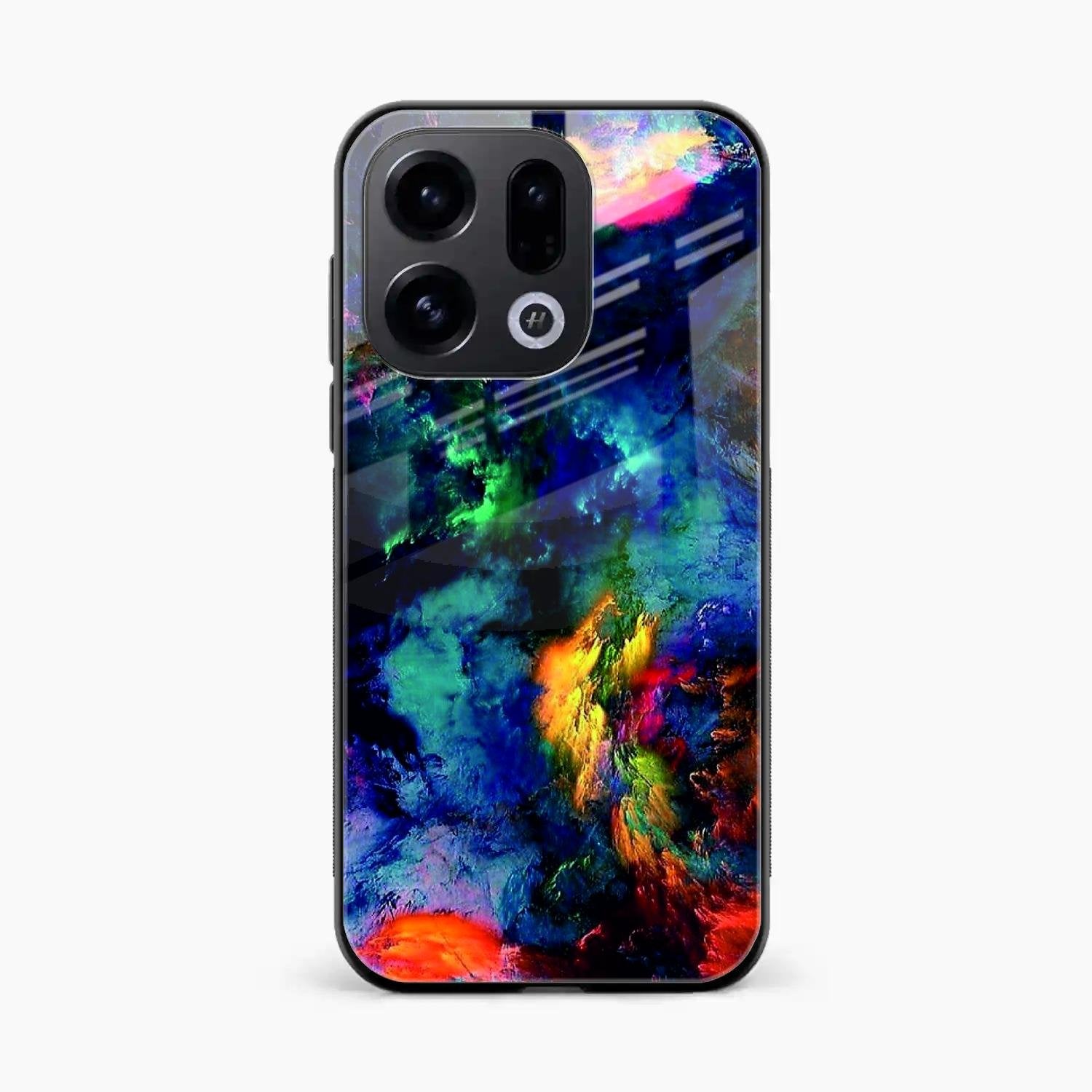 Multicolor Glossy Metal Case Cover For Oppo Find X9 5G