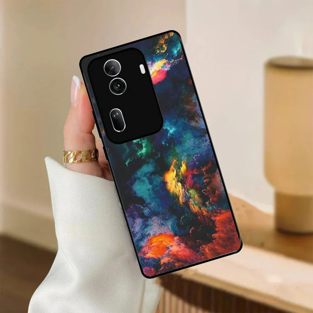 Multicolor Glossy Metal Case Cover For Oppo - ShopOnCliQ