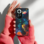 Multicolor Glossy Metal Case Cover For Oppo - ShopOnCliQ