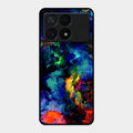 Multicolor Glossy Metal Case Cover For Poco X6 Pro 5G