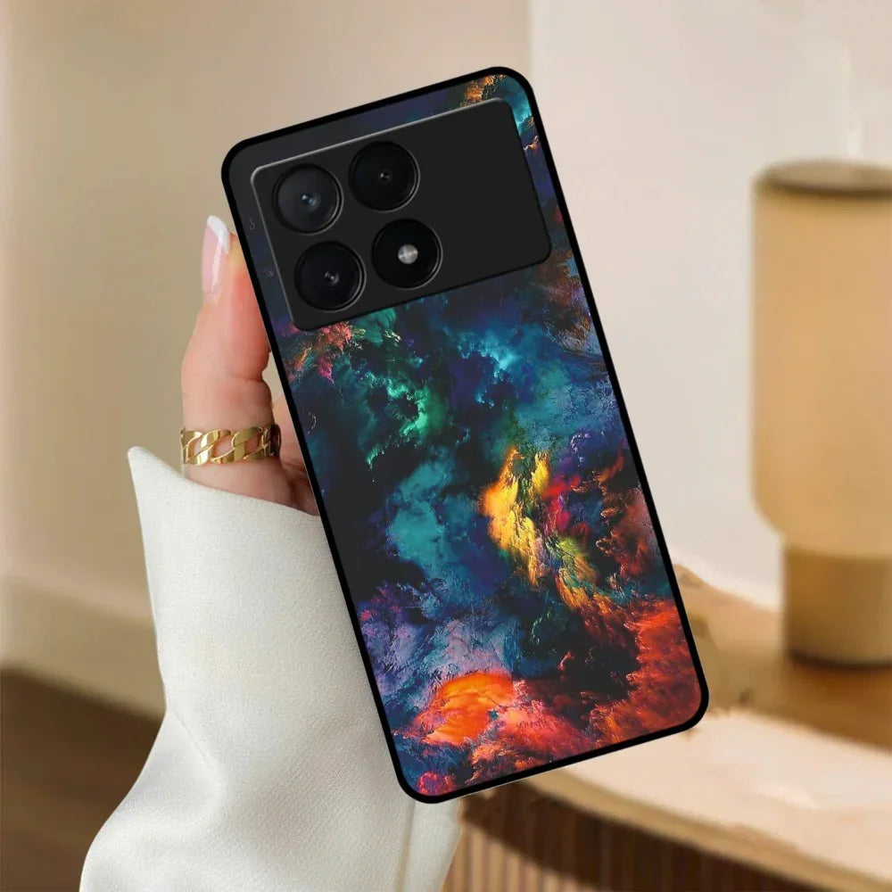 Multicolor Glossy Metal Case Cover For Poco - ShopOnCliQ