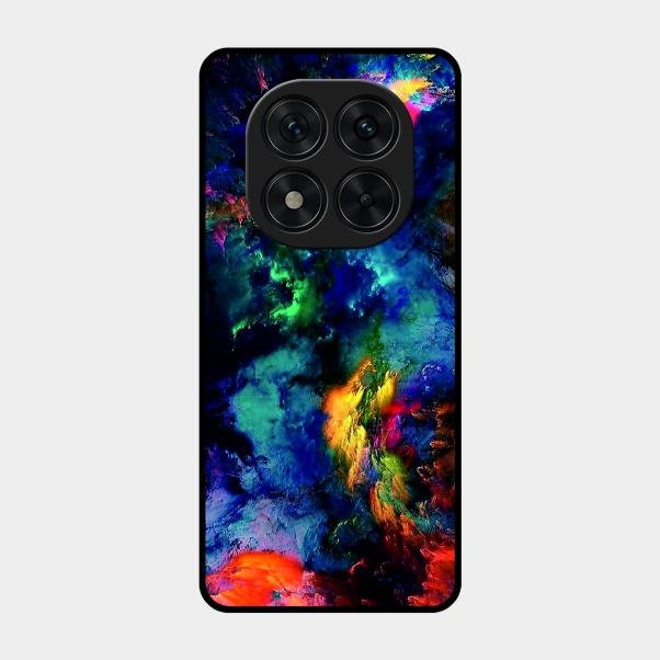 Multicolor Glossy Metal Case Cover For Poco X7 5G