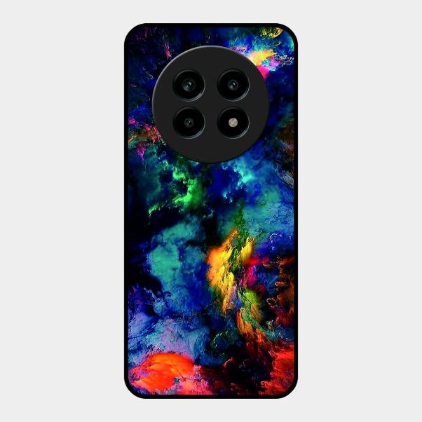 Multicolor Glossy Metal Case Cover For Realme 14 Pro Lite 5G