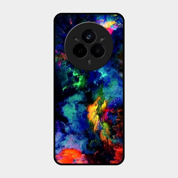 Multicolor Glossy Metal Case Cover For Realme 14 Pro Plus 5G