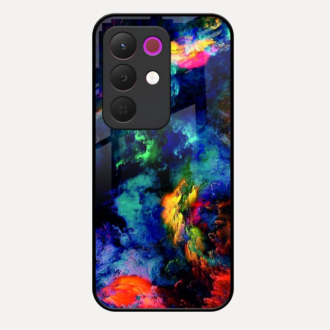 Multicolor Glossy Metal Case Cover For Realme 15X 5G