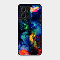 Multicolor Glossy Metal Case Cover For Redmi Note 12 4G