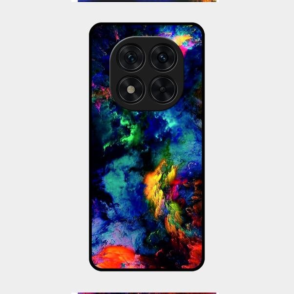 Multicolor Glossy Metal Case Cover For Redmi Note 14 Pro 5G