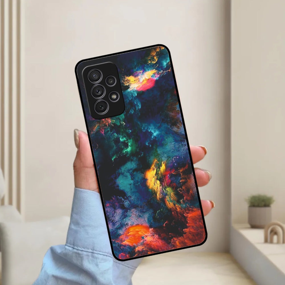 Multicolor Glossy Metal Case Cover For Samsung