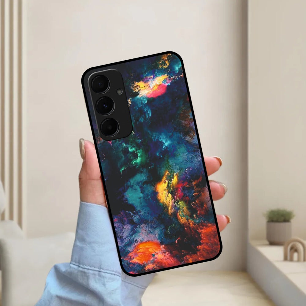 Multicolor Glossy Metal Case Cover For Samsung