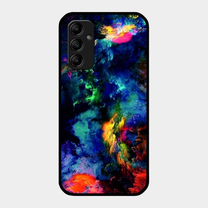 Multicolor Glossy Metal Case Cover For Samsung Galaxy A14 5G