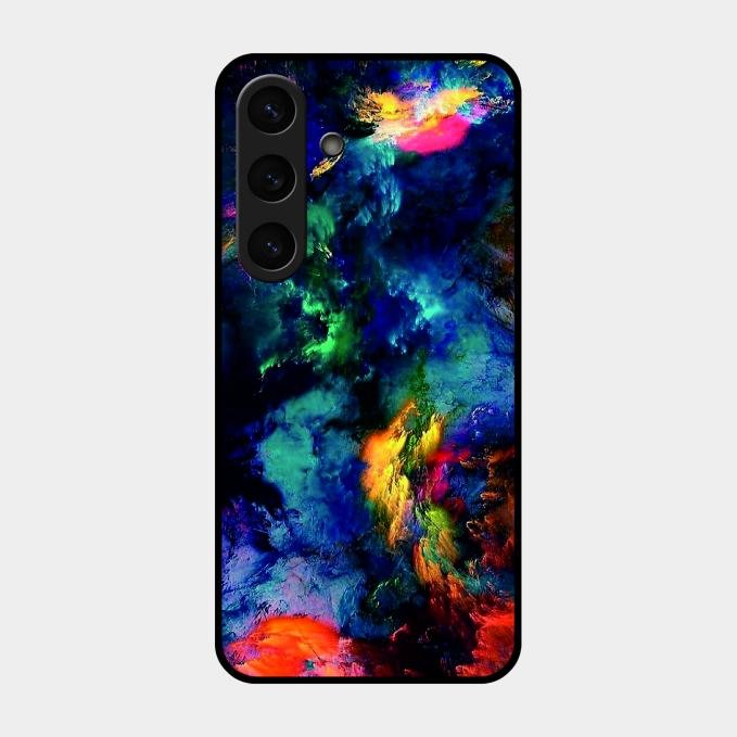 Multicolor Glossy Metal Case Cover For Samsung Galaxy S25 5G