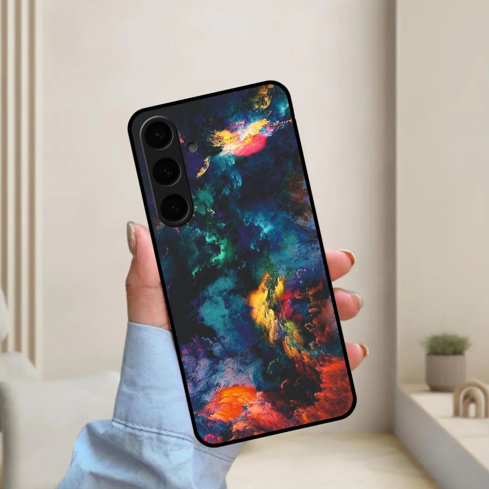 Multicolor Glossy Metal Case Cover For Samsung