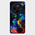 Multicolor Glossy Metal Case Cover For Vivo T4 5G