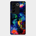 Multicolor Glossy Metal Case Cover For Vivo V27 Pro 5G