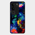 Multicolor Glossy Metal Case Cover For Vivo V29 5G