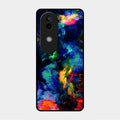 Multicolor Glossy Metal Case Cover For Vivo V40E 5G