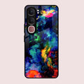 Multicolor Glossy Metal Case Cover For Vivo Y31 5G