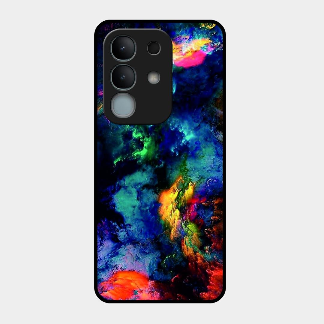 Multicolor Glossy Metal Case Cover For Vivo Y31 Pro 5G